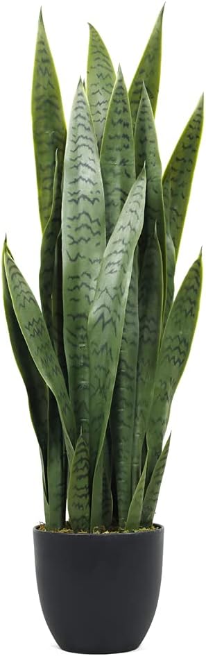 35" Lifelike Faux Snake Plant