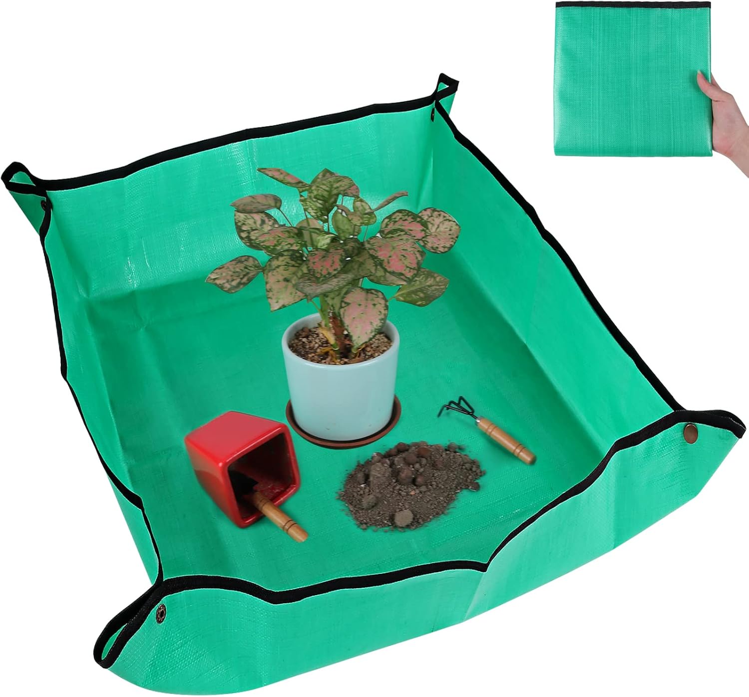 Azureblue Plant Repotting Mat for Indoor Plants Potting Soil Mix