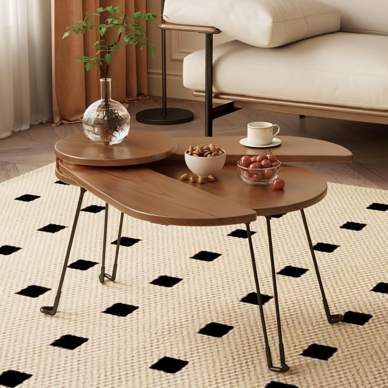 Solid Wood Small Coffee Table