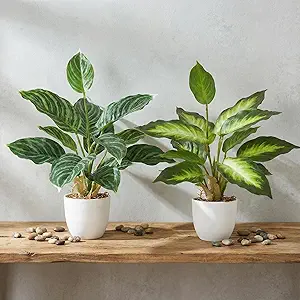 2 Pack Artificial Potted Plants