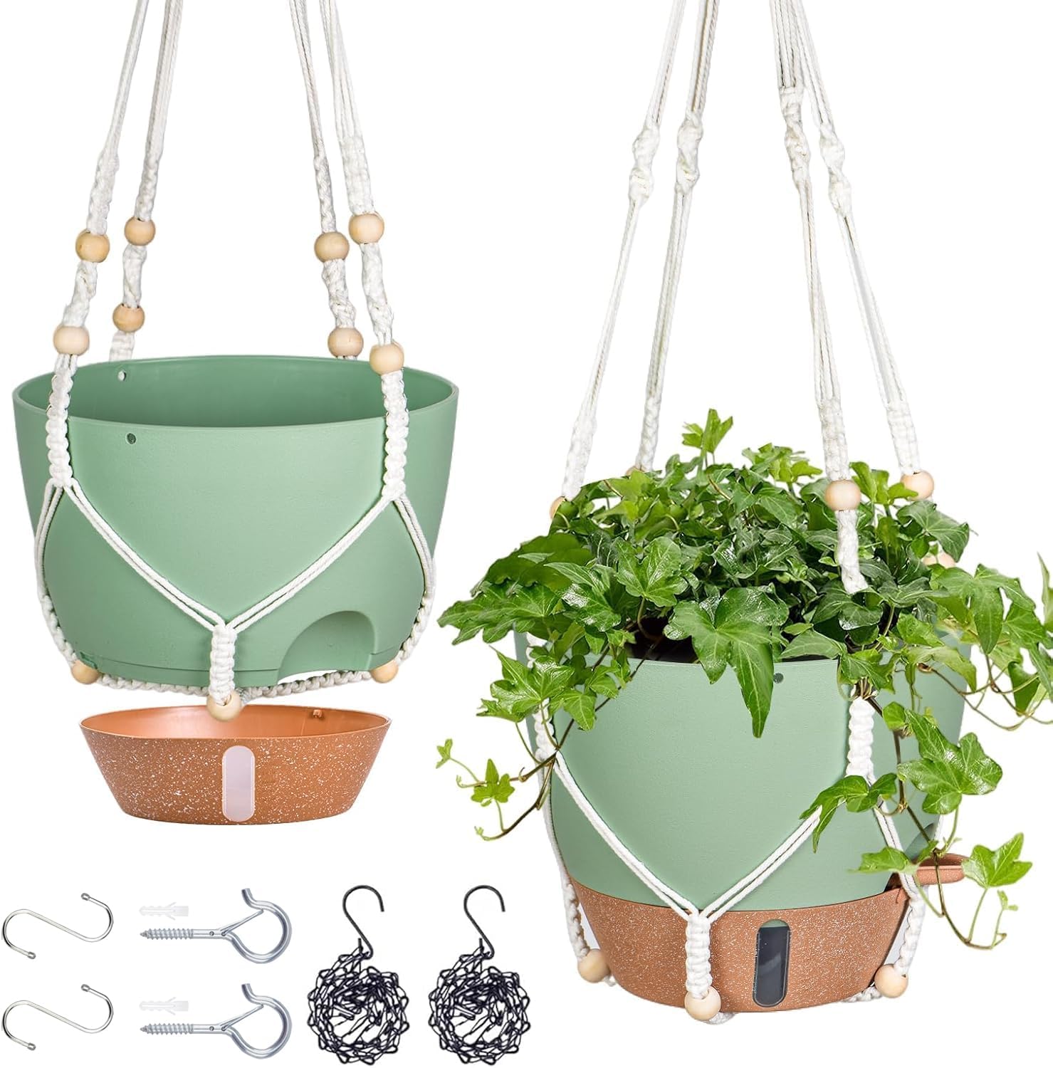 10 Inch Hanging Planters for Indoor Plants