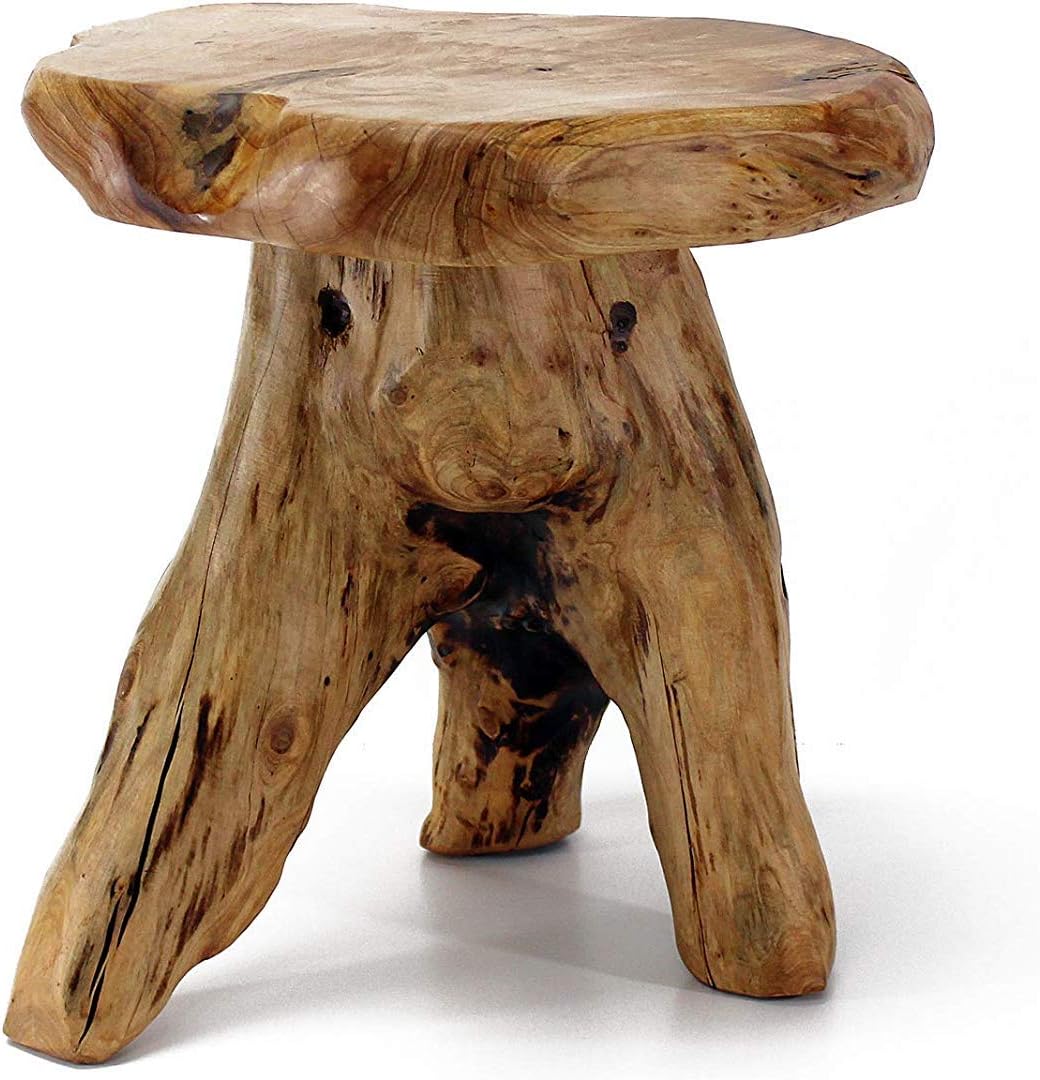 WELLAND Natural Cedar Stump Stool