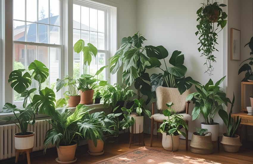 Scandinavian apartment tour with plants, modern charm, and cozy vibes