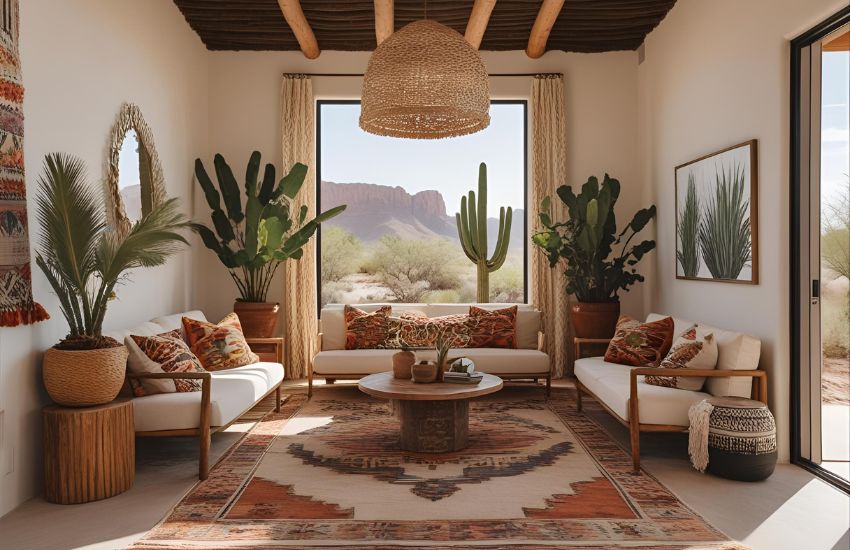 Plant Life An Airy Bohemian Desert Home Full of Chic Decor