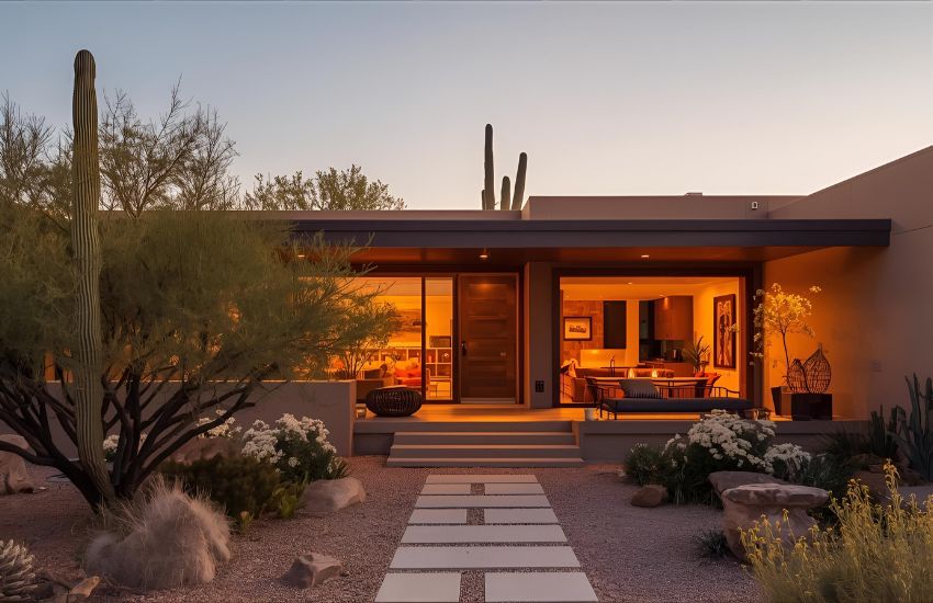 Step Inside a Warm Mid Century Modern Home in Arizona Bliss