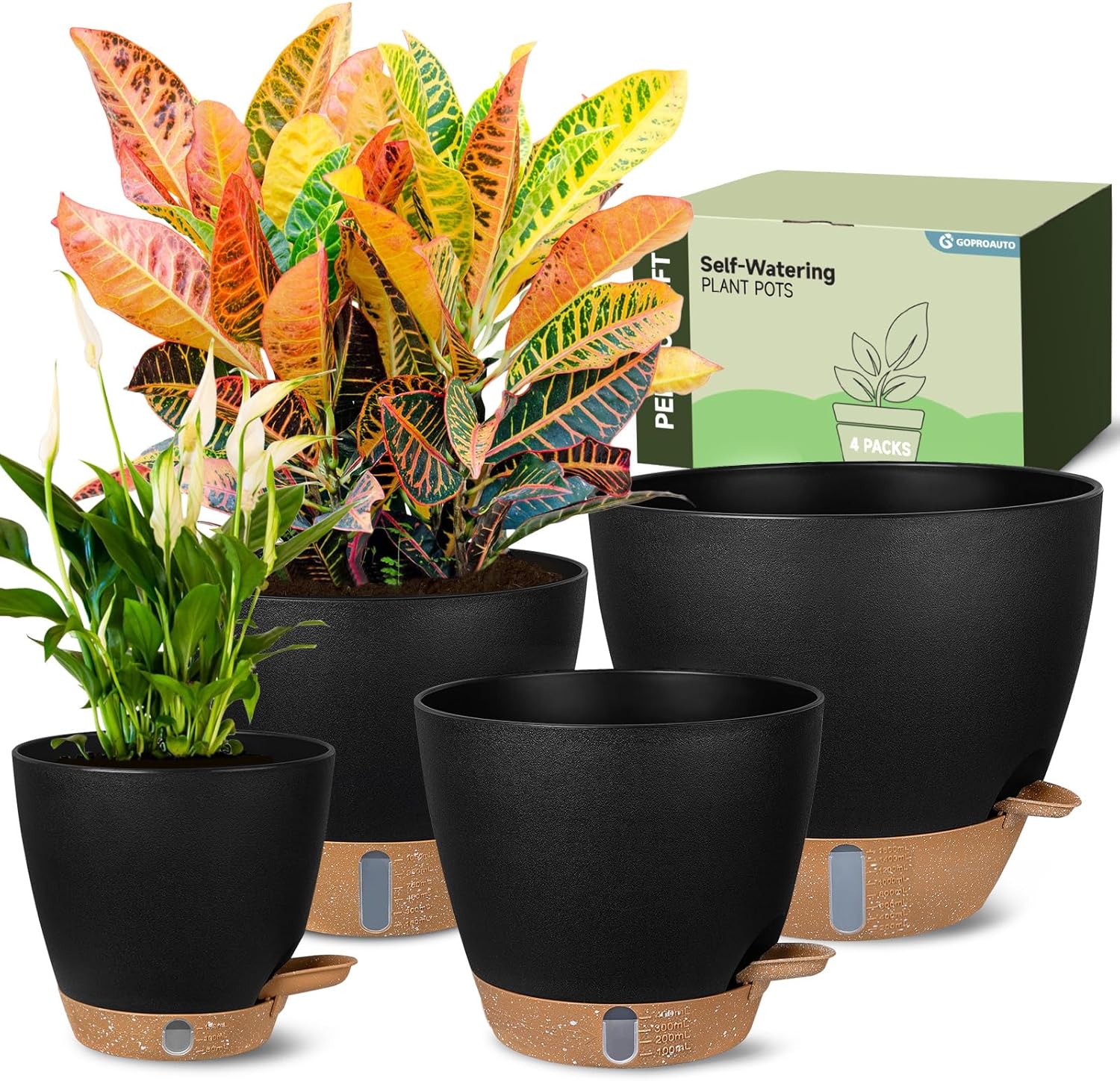 Self-Watering Pots for Indoor Plants