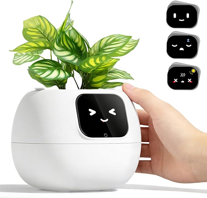 Smart Flower Pot, Smart Pet Planter Robot