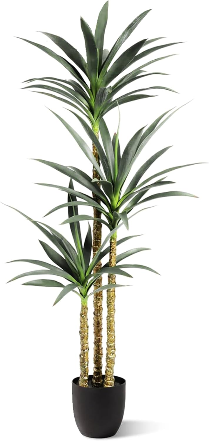 Hyper Realistic Dracaena 5ft Tall