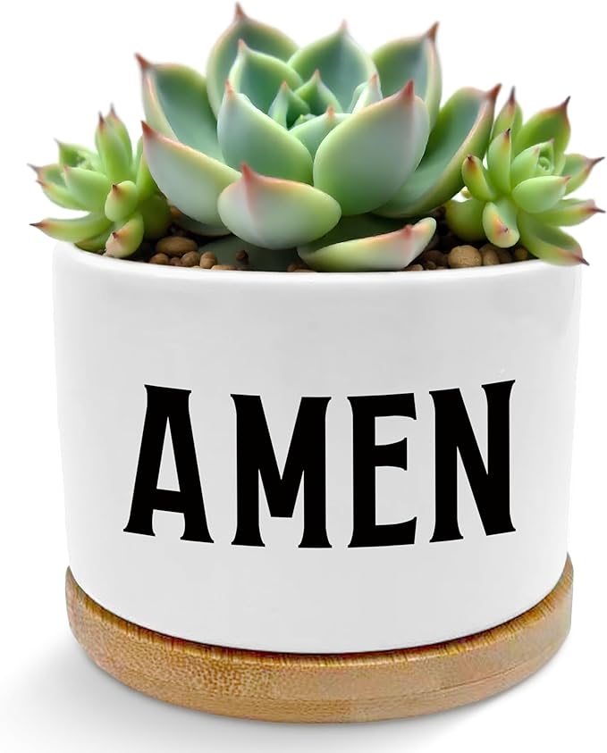 Christian Faith Plant Pot