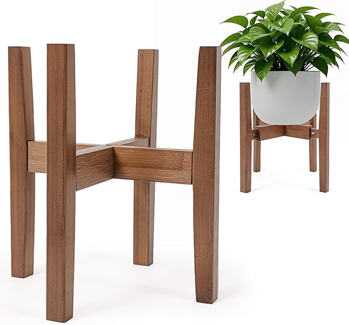 Bamboo Adjustable Plant Stand