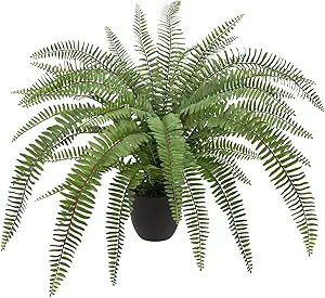 Large Faux Boston Fern Decor