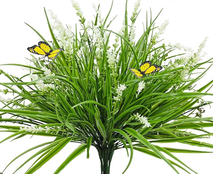 Outdoor Faux Grass Stakes