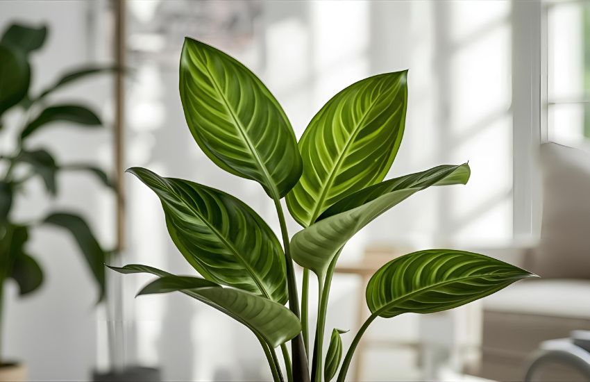 Dieffenbachia Cheetah Plant - XL: Bold Indoor Plant for Decor and Clean Air