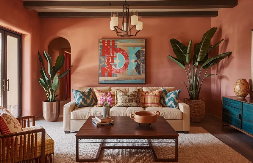 Modern Southwest Style Meets Plants, Art, and Cozy Boho Vibes