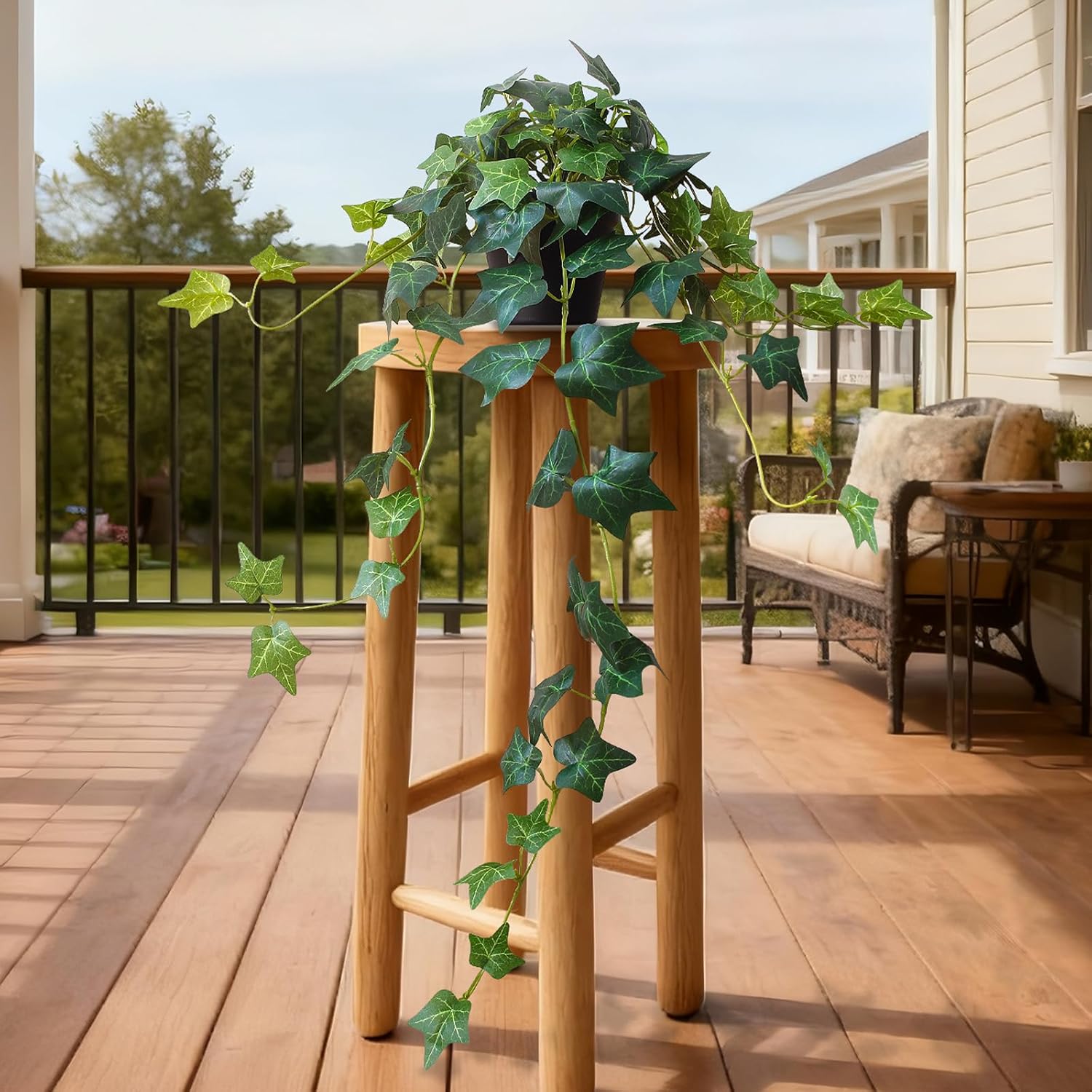 Fake English Ivy Artificial Plants with Pots