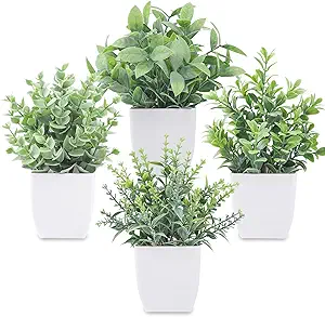 Der Rose 4 Pack Fake Plants