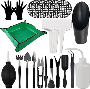TIHOOD 30PCS/Set Mini Garden Hand Transplanting Succulent Tools Set