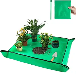 39.5" X 31.5" Large Repotting Mat for Indoor Plants