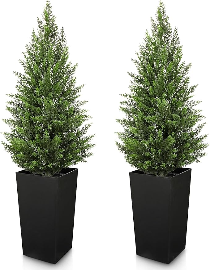 Artificial Cedar Topiary Trees 4ft