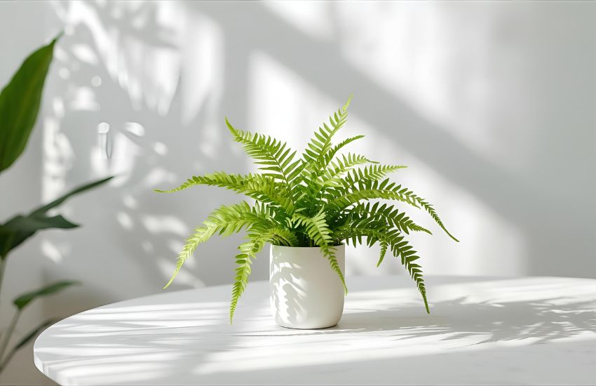 Bring Calm and Fresh Greenery Indoors with the Green Fern Plant - Mini