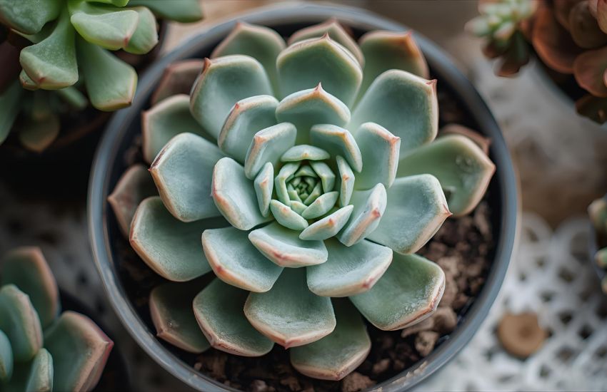 How to Grow Echeveria Lotus Chinensis Plant with Proper Water and Sunlight