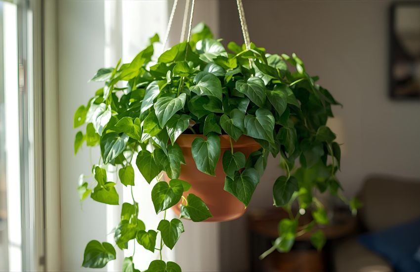 How to Grow and Care for English Ivy Plant in a Hanging Planter Basket Indoors