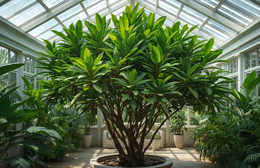 Ficus Moclame Plant - XL: Elegant Indian Laurel for Modern Indoor Spaces