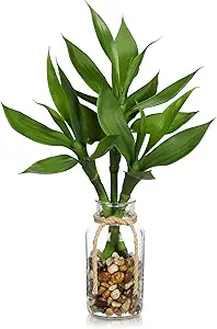 GnFlus Artificial Lucky Bamboo Plant