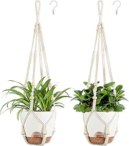 Mkono 6.5 Inch Hanging Planters