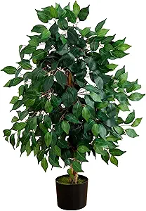 Nearly Natural 36in Triple Trunk Artificial Ficus Tree