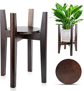 Adjustable Plant Stand with Tray
