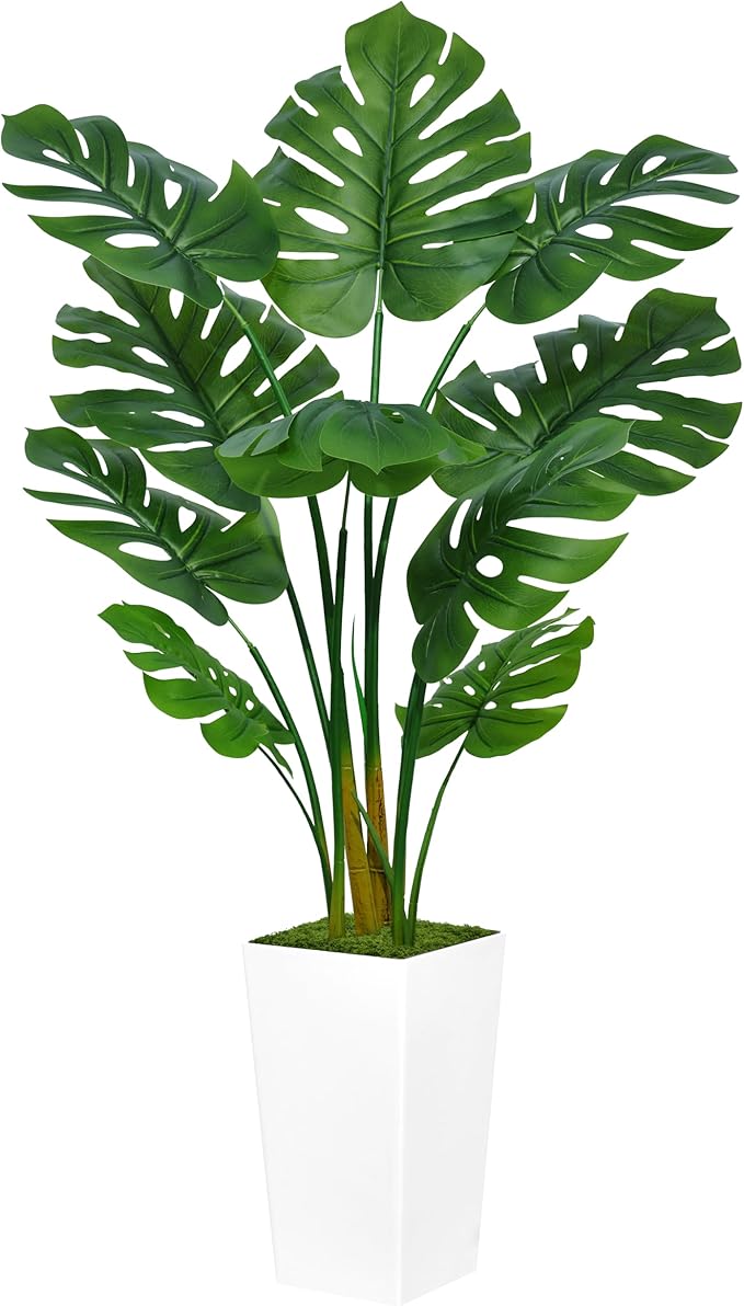 ASTIDY Artificial Monstera Deliciosa Plant 5FT