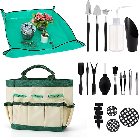 44pcs Small Gardening Tools Gifts for Women Beginners