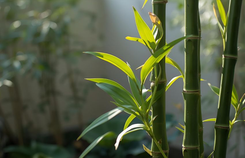 Buy Lotus Lucky Bamboo 5 Sticks for Peaceful, Fresh, and Modern Home Décor