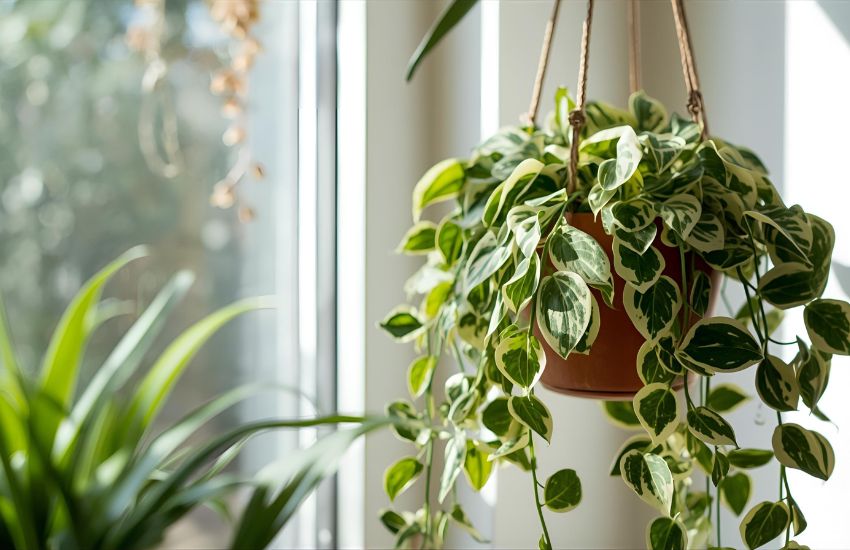 Money Plant Variegated with Hanging Pot: Expert Indoor Care Tips