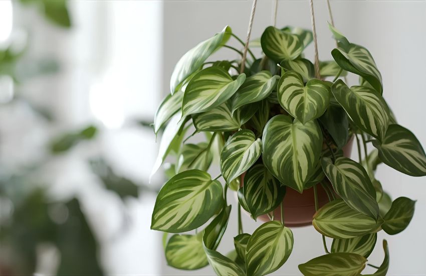 How to Care for Your Variegated Hanging Money Plant in a Ceramic Pot