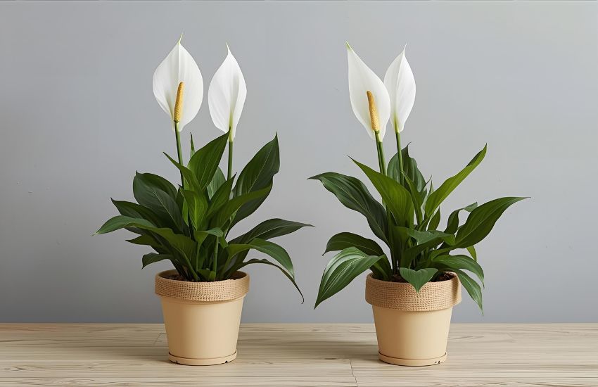 Peace Lily Plant Set of 2: Ideal Size, Pot, and Placement