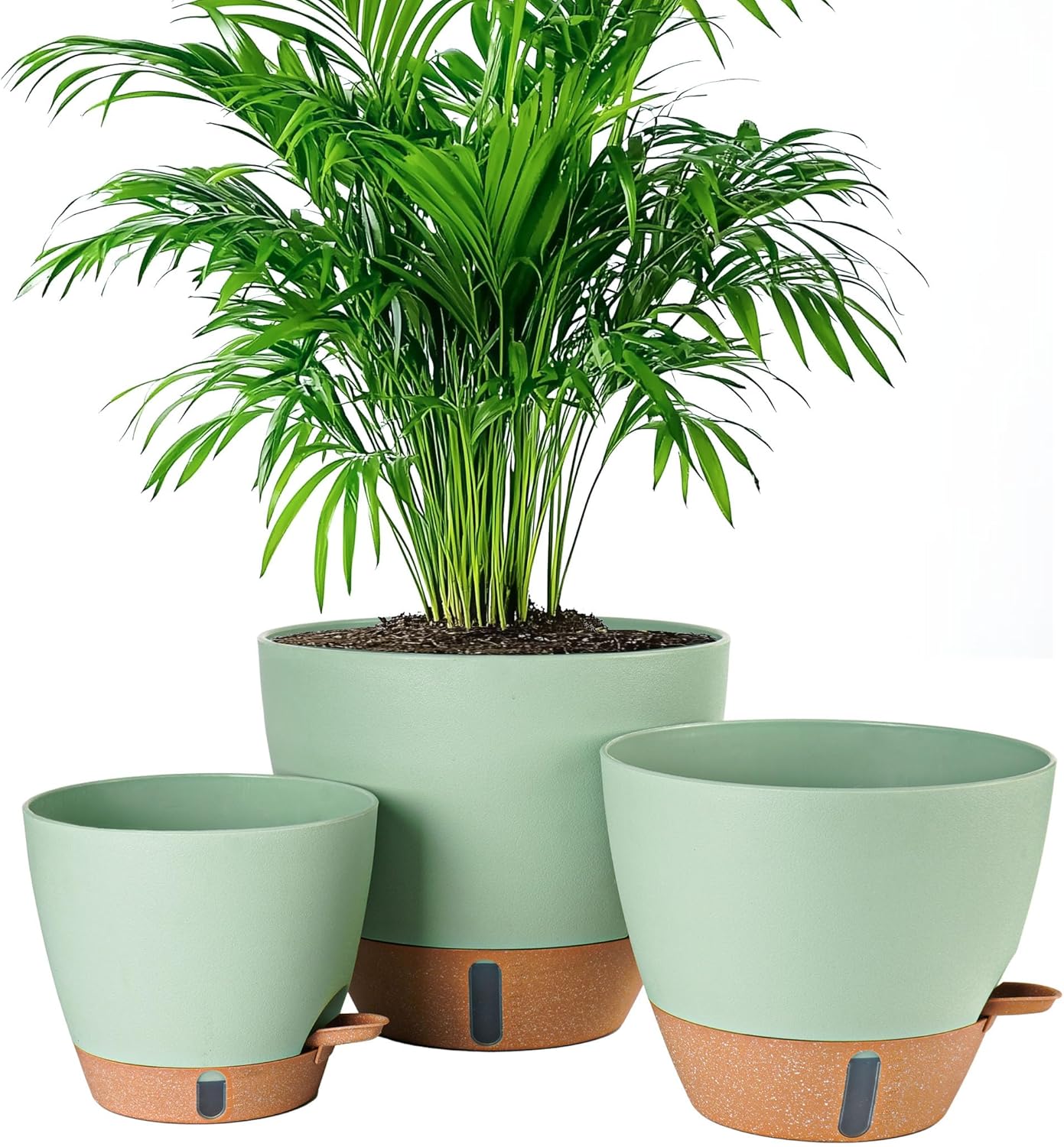 8/10/12 Inch Self Watering Pots for Indoor/Outdoor Plants