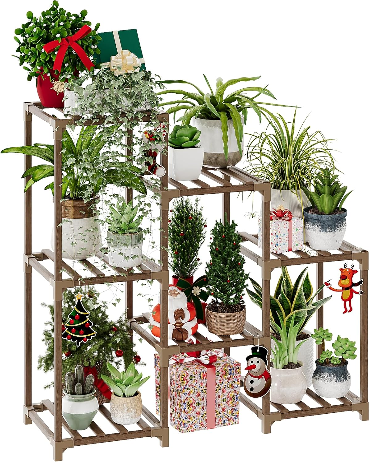 Bamworld Plant Stand Indoor Plant Shelf
