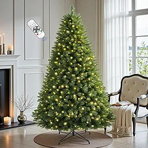 6 FT Pre-lit Christmas Tree Spruce with Remote Control