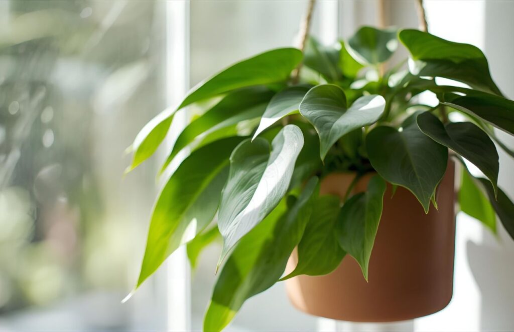 Watering, Light, and Care Tips for Philodendron Broken Heart with Hanging Pot